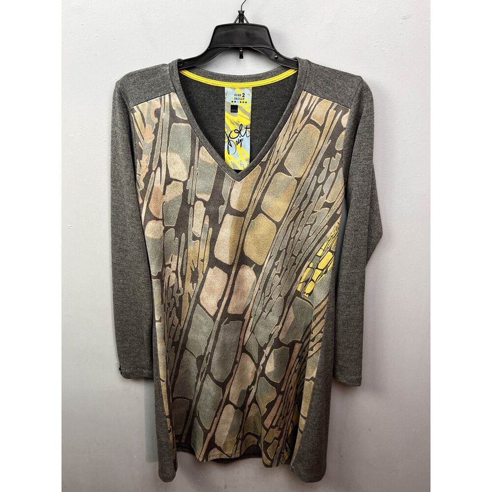 Volt‎ Design Dress Womens 2 Medium Multicolored Abstract Wearable Art